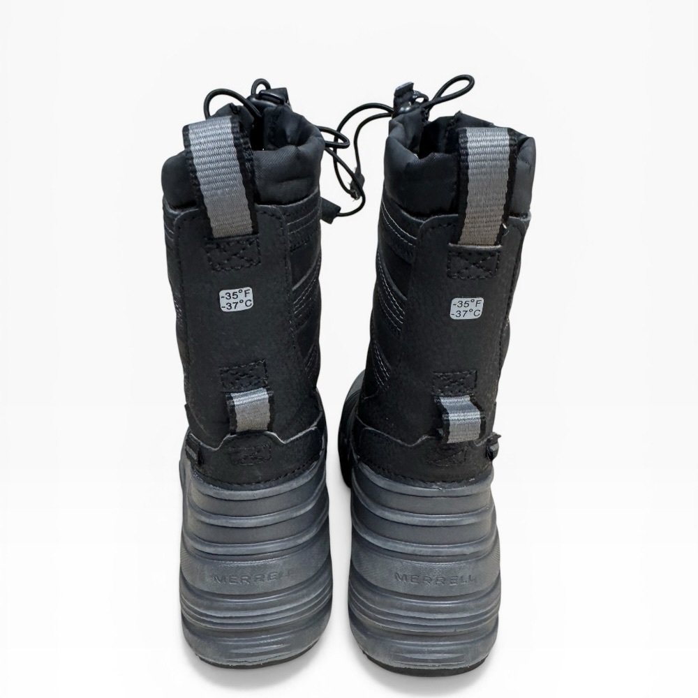 Merrell Snow Quest Lite 3.0 Waterproof Boots Black Kids Winter Size US 13 UK 12 - Picture 6 of 11